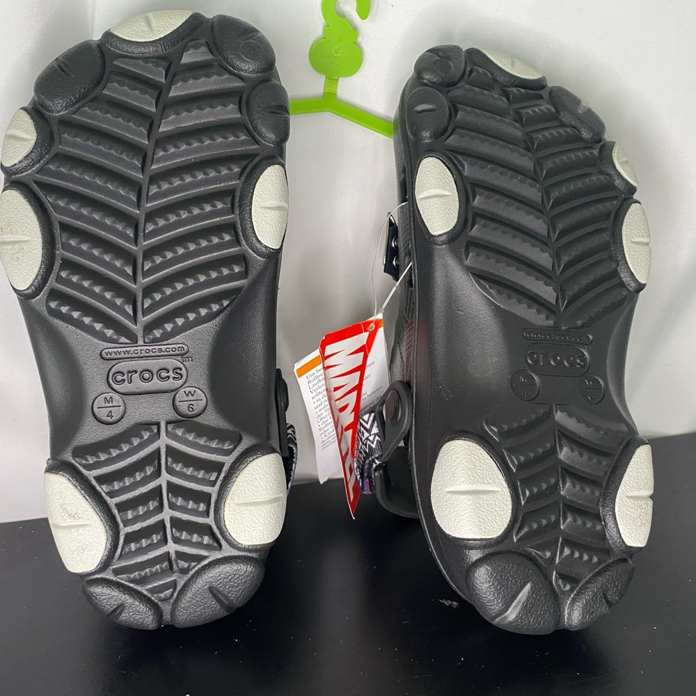 CROCS Black Panther Marvel Wakanda Forever Black and Purple Women’s size 6 - Picture 9 of 10